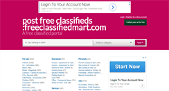 Desktop Screenshot of freeclassifiedmart.com